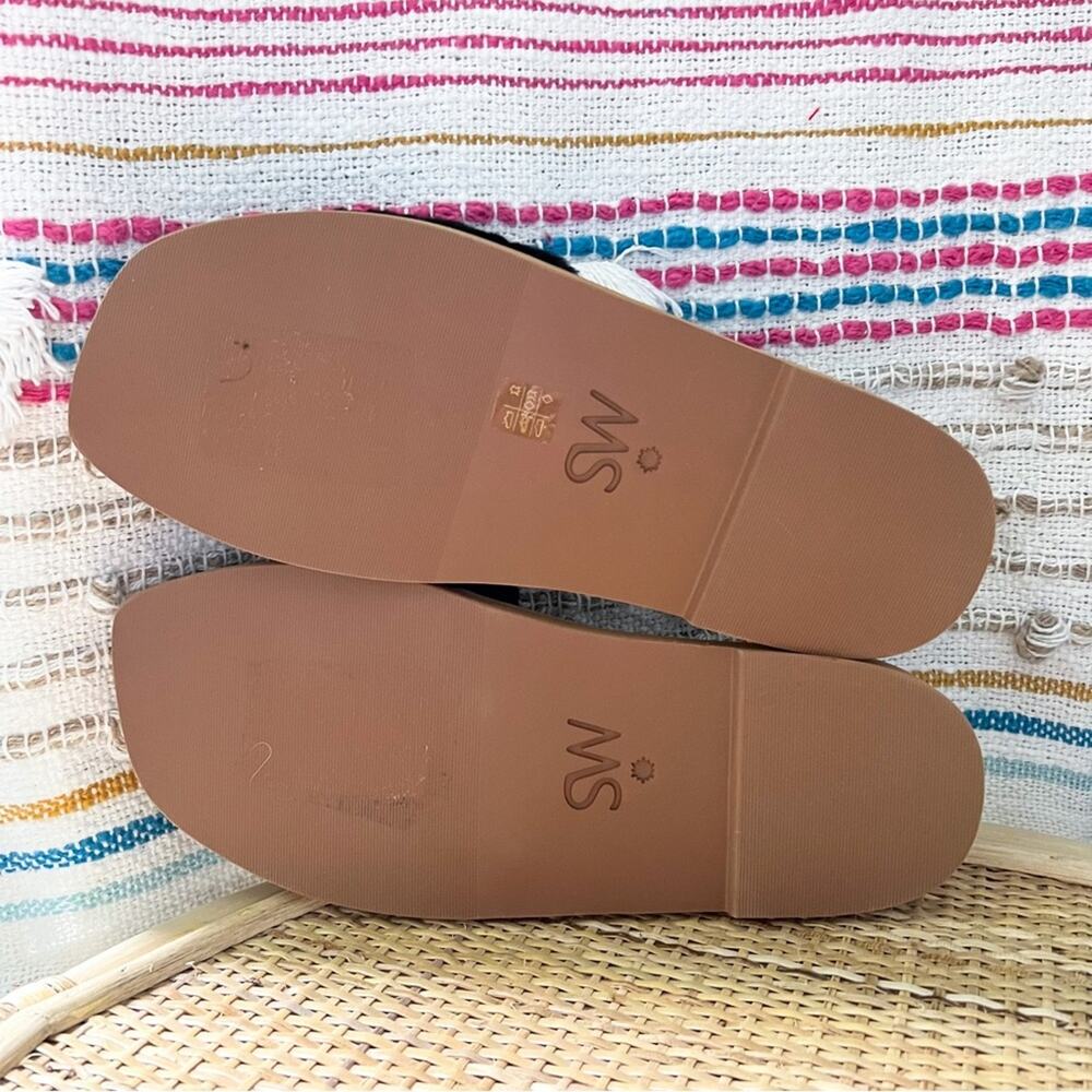Stuart Weitzman Cammy Shearling-Strap Slide Sandals Women’s Size 6.5 - Picture 7 of 8